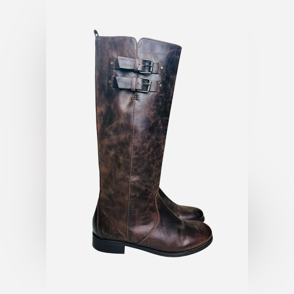 J. Crew Women’s 8.5 Tall Brown Leather Riding Boots